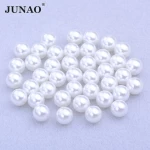 4 6 8 10 12 14 16 18 20mm 30 Color Pink Color Pearl No Hole Loose Plastic Beads Round Pearl for Pearl Machine
