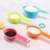 Import 4 Pieces Plastic Measuring Spoon Kitchen Baking Measuring Tools Colorful color Measuring Cups and Spoon Set from China