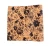Import 45*30CM flower on Portugal natural real cork fabric with black flower film cork pu leather sheet randomly by piece from China
