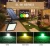 Import 48PCS SMD2835 Outdoor solar lamp with motion sensor solar garden light (white warm white green light) from China