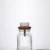 Import 4oz Round Cylinder Apothecary Glass jar with locking lid clamp closure from China