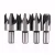 Import 4PCS 3/3.5/4/4.5mm Hex Quick Change Shank Countersink Tapered Drill Bits Cone Reaming Drill Bit Set Wood Woodworking Tools from China