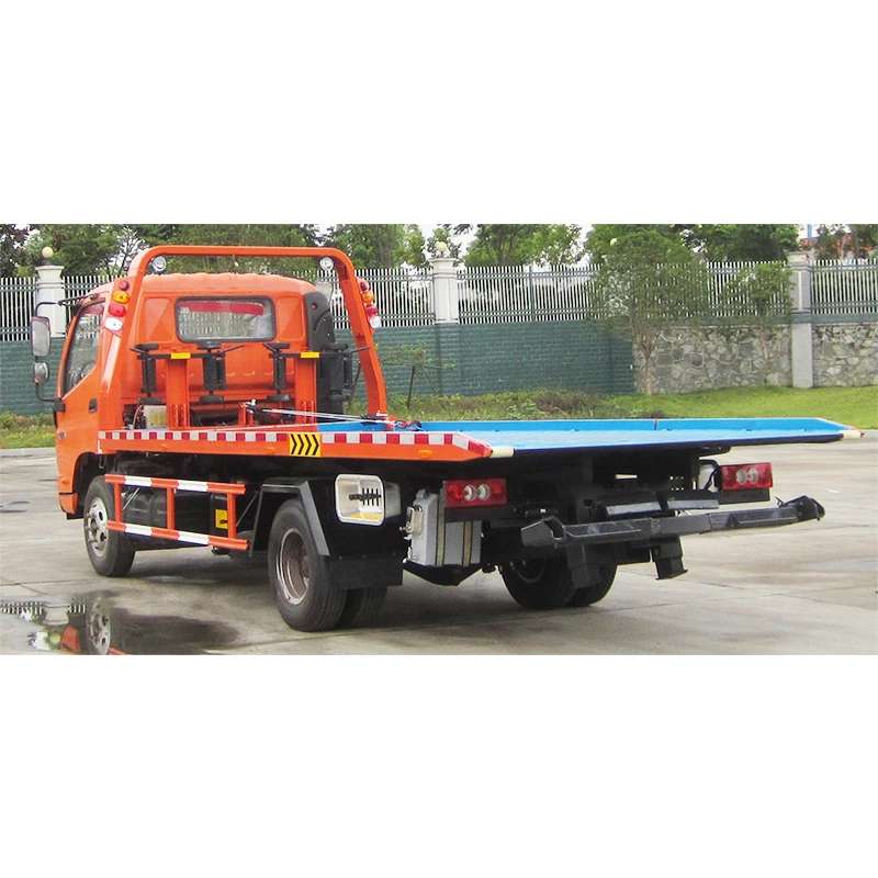 4X2 Flat Bed Car Carrier Vehicle Platform Car Remove Wrecker Tow Truck