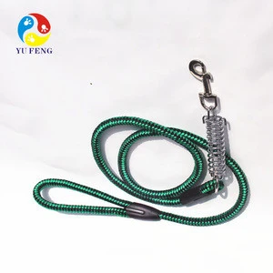 5 Colors Pet Products Genuine Leather Mental Chain Collars Dog Leashes For Medium and Big Dogs
