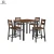 5 Piece Elegant Sample Counter Height Luxury Dining Room Furniture Set