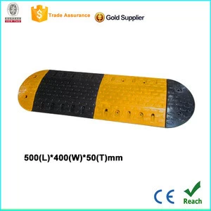 500*400*50 mm rubber driveway curb ramp with factory in china