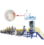 500kg/h -3000kg/h Waste Plastic PET Bottle flakes Crushing Washing Recycling Machine