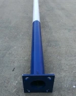 50ft 55ft 60ft galvanized steel led road lamp pole galvanized street light pole