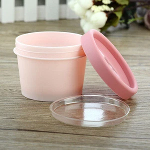 50g pp plastic jars yellow pink green colorful cream cosmetic gel mask clay jar