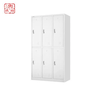 6 doors modern steel cabinet/clothes cabinet/steel locker