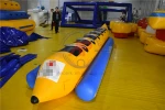 6 persons towable Flying Fish games water sports equipment inflatable banana boat