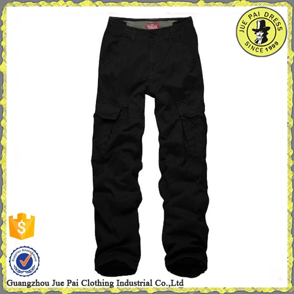 6 Pocket Mens Work Pants Cotton Workwear Trousers Cargo Pants