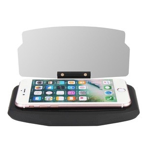 6.5 Inch Universal Multifunction Car Mobile Phone Holder Windscreen Projector HUD Head Up Display For iPhone For Samsung GPS