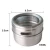 Import 6pcs sliver magnetic tin spice jar box set with PVC window lid from China