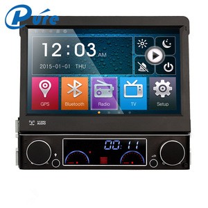 7 inch gps navigation universal 1 din car dvd stereo audio radio auto car dvd player