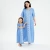 Import 7088 High-end Elegance family outfits dresses women muslim abaya Arabian stylish modern long dress for women and child from China