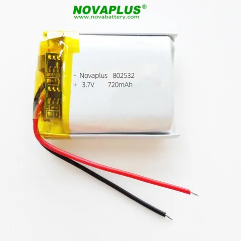 802532 3.7v 720mah 802633 502530 lipo rechargeable battery CE Rohs MSDC CN38.3 BIS factory manufacture price