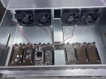 847 full set rig miner case rig 8gpu miner case 65mm pcie slot distance rx580/rx5700xt/rtx3080/rtx3090 8gpu mining Chassis