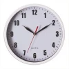 8&quot; White Silent Wall Clock Non-ticking Decor Digital Quartz Wall Clock Battery Operated Easy to Read Round Wall Clock