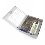 9 channel cctv power supply dc 12v 10a 120w cctv camera box accessories box