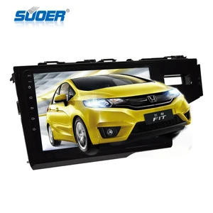 9 Inch Touch Screen Dsahboard Double Din Car DVD Player Android 8.1 Support USB/SD/FM/Apple Mobile Phone For HONDA FIT 2014Right