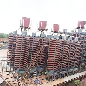 98% High Recovery Rate Spiral Concentrator for Ilmenite Ore Separation in Madagascar
