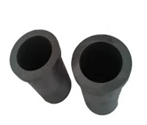 99.9% High Purity Graphite Casting Melting Crucible 1 / 2 / 3KG For Gold Silver