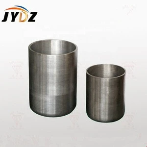 99.97% purity high temperature tungsten crucible with lid
