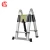 Import A frame telescopic aluminium foldable ladder with EN131 standard from China