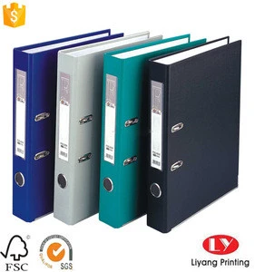 A4 size Lever type arch 2 holes ring binder cardboard file folder with metal edge wholesales China