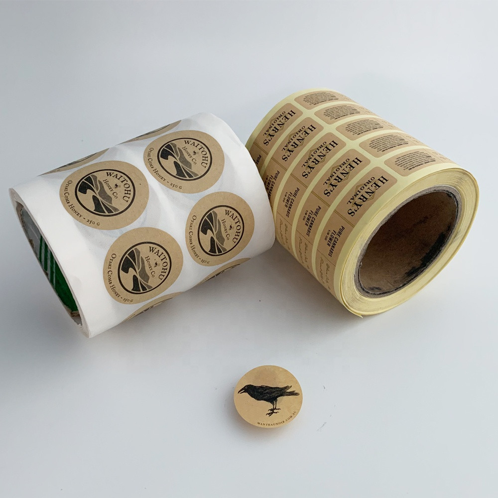Buy Adhesive Craft Paper Logo Printed Sticker Label Custom from Heyuan ...