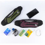Adjustable high capacity multiple interlayer running waist pack