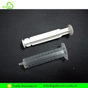 Agricultural Industrial Non Medical Plastic 2-part Disposable Syringes