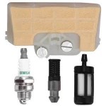 Air Filter +  Fuel / Oil Line Filter +Spark Plug kit for STIHL 029 039 Chainsaw From Anxingo