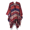  best sellers hand knitted plain wool Acrylic shawl Wholesale