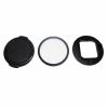 Aluminum alloy camera filter adapter ring and lens cap suits 52 mm UV lens filter for gopros 6/5