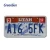 Import Aluminum Car License Plate Number Plate Custom Embossed Design from China