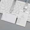 Aluminum Colorful Metal Play ID Card Holder With Custom Lanyard
