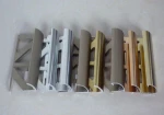 Aluminum corner protection edge trim for ceramic tile