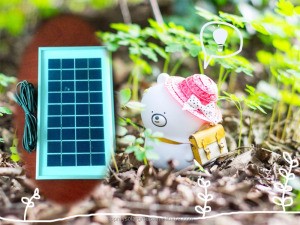 aluminum frame and high efficiency light weight small solar panels use for charge toy / home lighting system