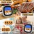 Import Amazon Best Seller Larger Touchscreen LCD Digital Cooking Food Meat Smoker Oven Kitchen BBQ Grill Thermometer with Alarm Timer from China
