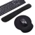 Import Amazon Hot Sell Memory Foam Mouse Pad And Keyboard Pad Set, silicone wrist pad from China