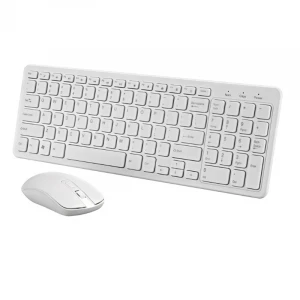Amazon Hot Selling 2.4G Wireless Keyboard And Mouse Combo Rechargeable Full Size Slim Keyboard And Mouse Set