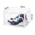 Import Amazon Hot Selling Side Open Door High Quality Shoe Box Plastic Storage Sneakers Plastic Black Shoe Box Stackable from China