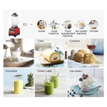 Amazon Silver Crest Blender Commercial Home Kitchen Electric,Mixer Heavy Duty Stick Food Fruit Blender