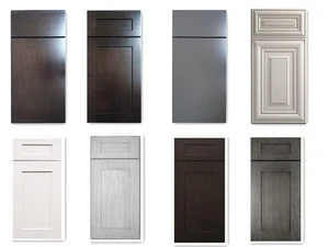 American modern  white/mocha wooden kitchen cabinet