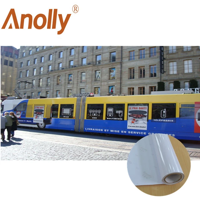 Anolly Outdoor Solvent Printing Self Adhesive Vinyl advertising material