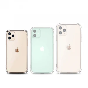 Anti-knock TPU PC Transparent Clear Phone Case Protect Cover Shockproof Cases For iPhone 12 11 pro max