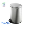 anti-slip 12 litre new design oval foot pedal waste bin, metal container for garbage