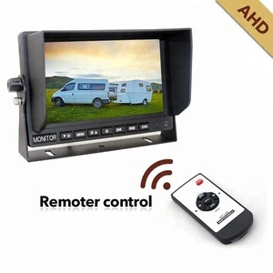 AOTOP 1080P AHD input 7inch car reversing backup monitor with 3 ways video inputs, AHD lcd monitor supplier